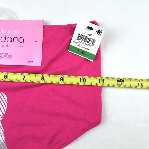 Ideology Breast Cancer Bandana For Pets - Picture 2 of 5